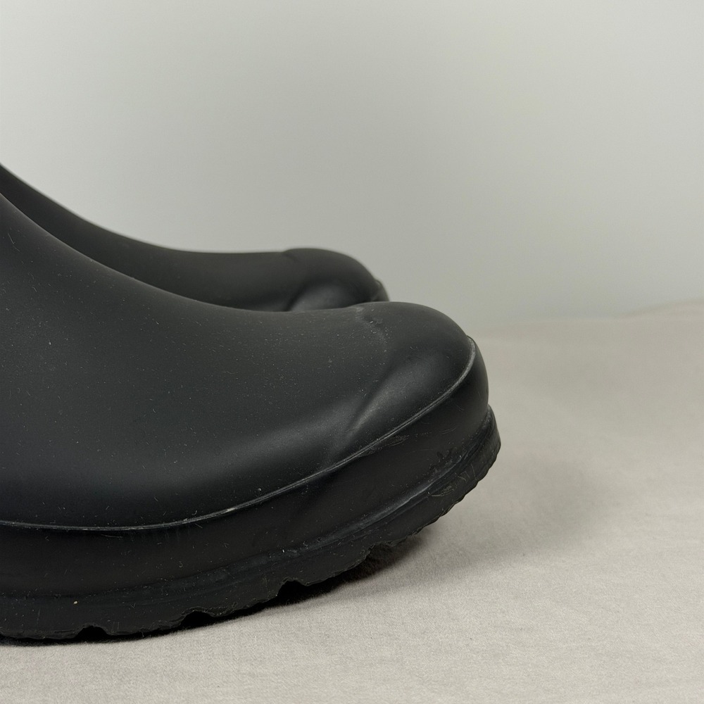 Hunter Original Short Rain Boots Womens US 8 EU 39 Black Matte Waterproof Rubber - Picture 9 of 16